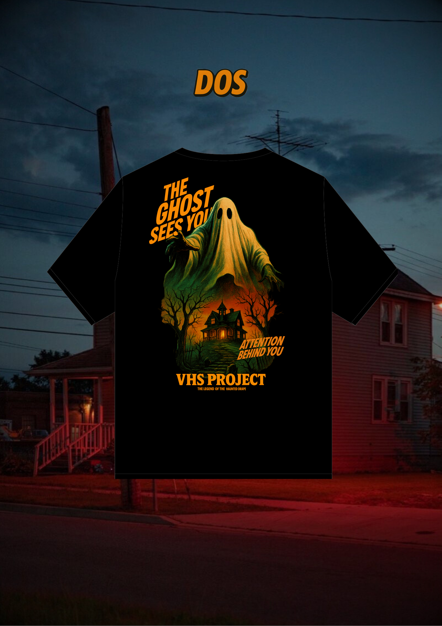 Box T-shirt The Ghost Sees You