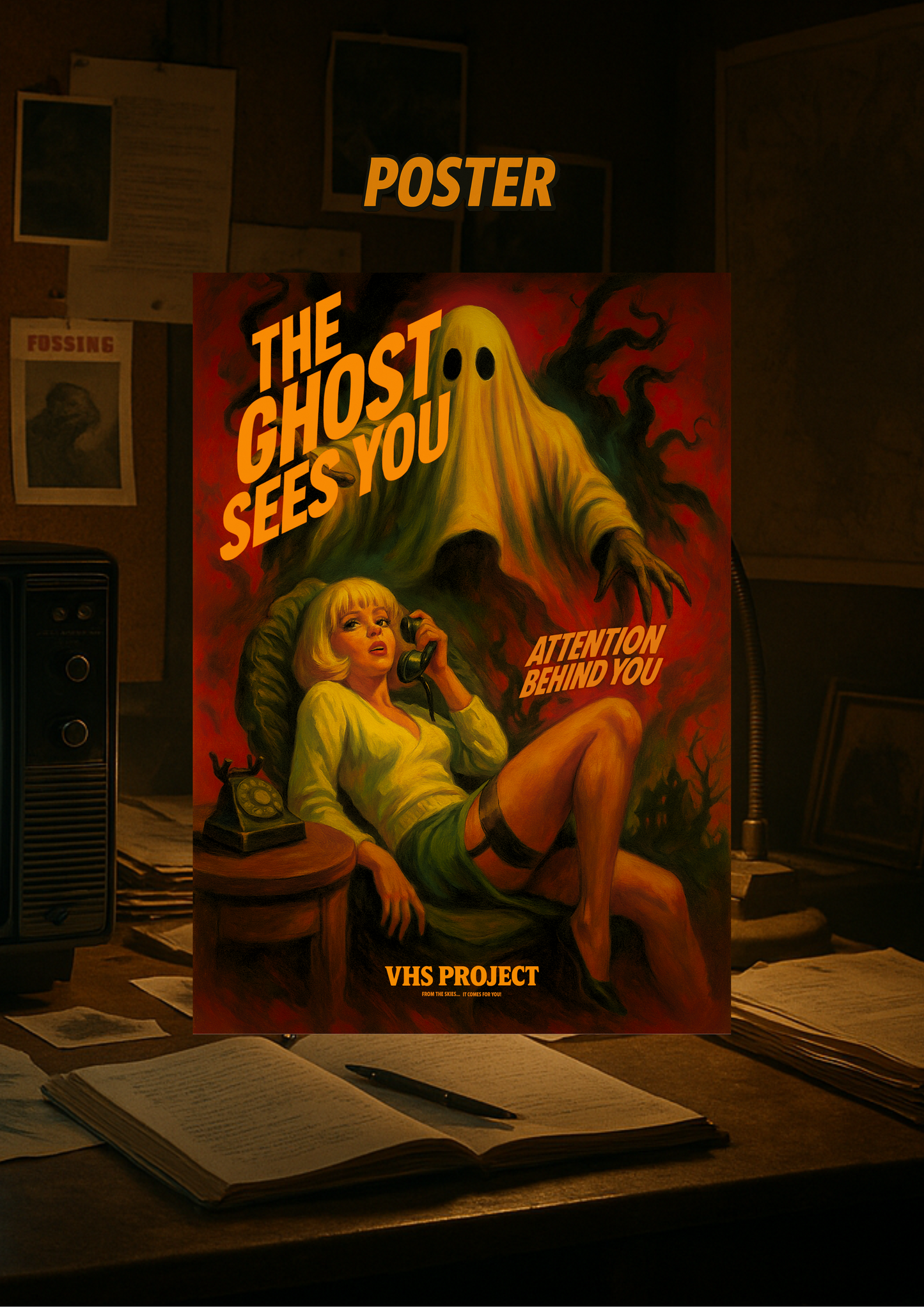 Box T-shirt The Ghost Sees You