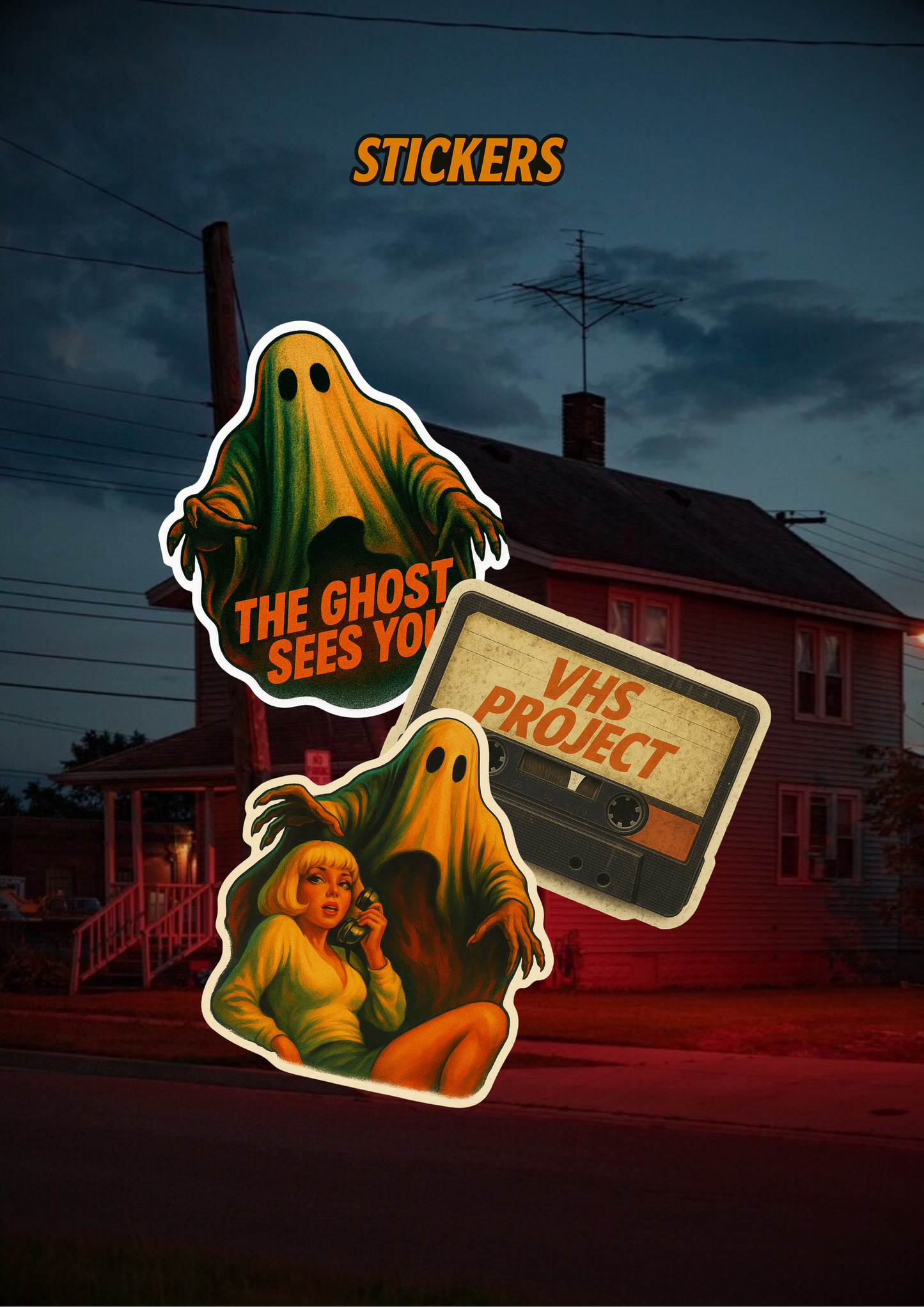 Box T-shirt The Ghost Sees You