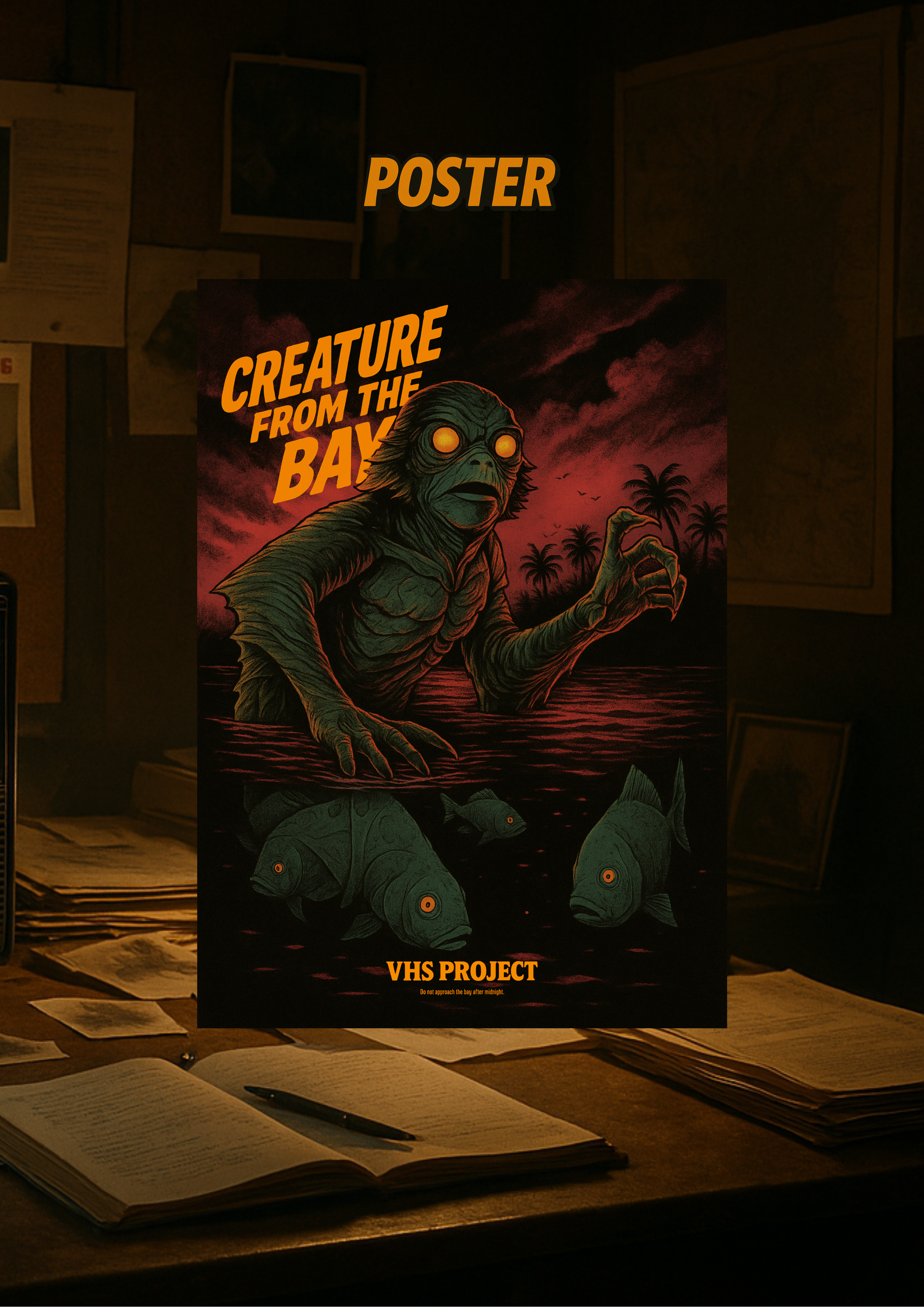 Box T-shirt Creature From The Bay
