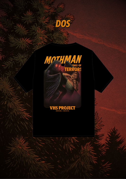 Box T-shirt MothMan Wings Of Terror