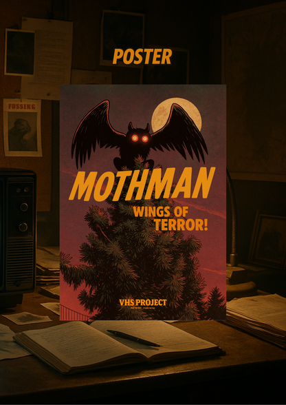 Box T-shirt MothMan Wings Of Terror