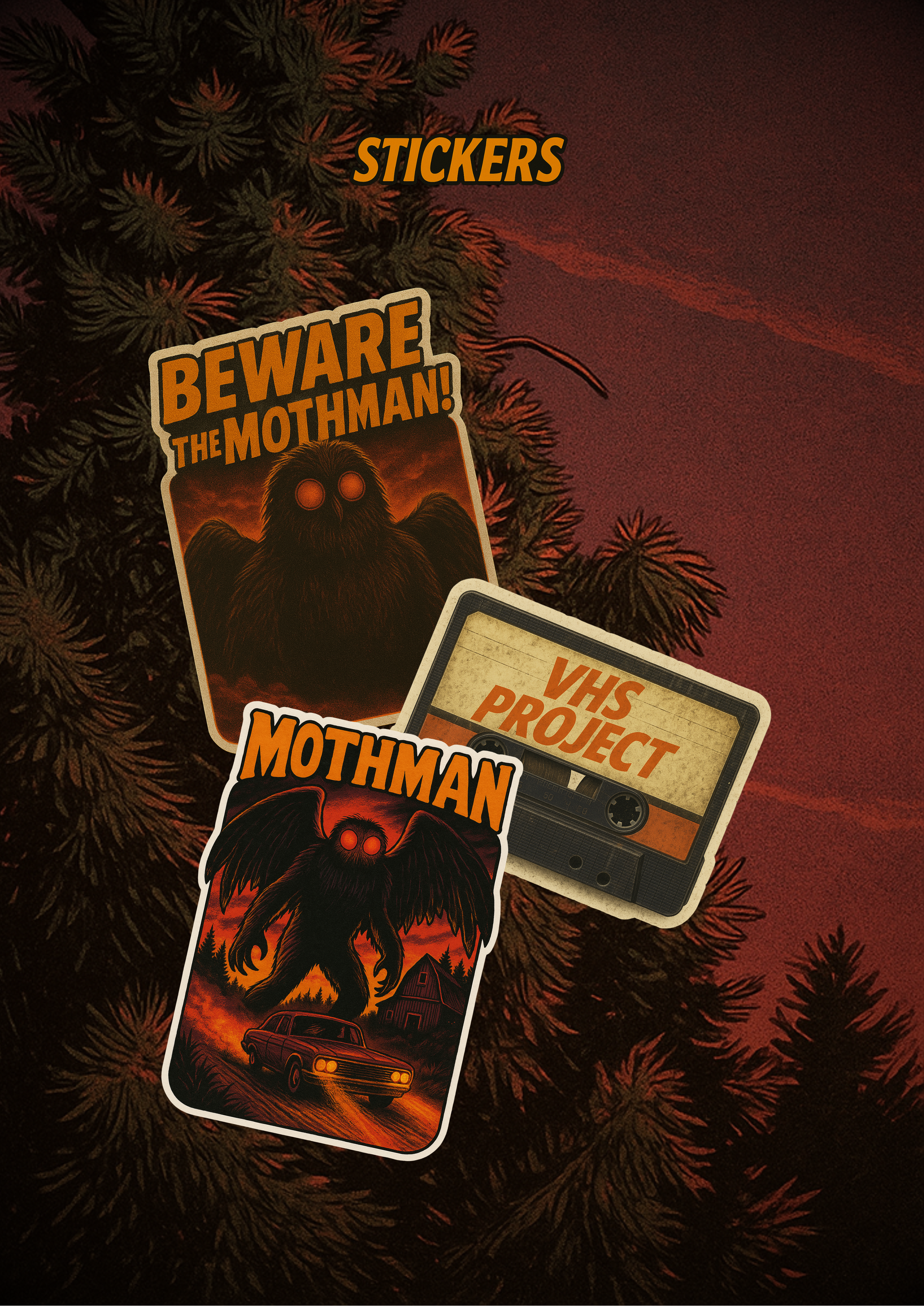 Box T-shirt MothMan Wings Of Terror